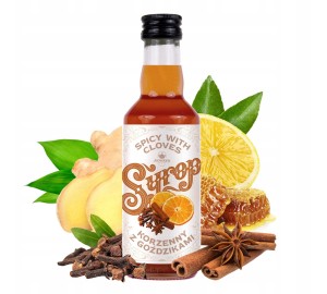 Syrop korzenny 250 ml na święta syrop z goździkami MIOD CYNAMON do kawy
